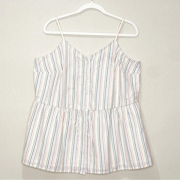 Lane Bryant Striped Tank Top - Multicolor - Picture 4 of 8